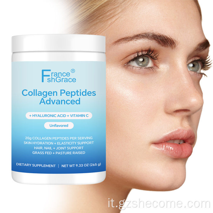 Migliori peptidi di collagene in polvere di acido ialuronico di acido c